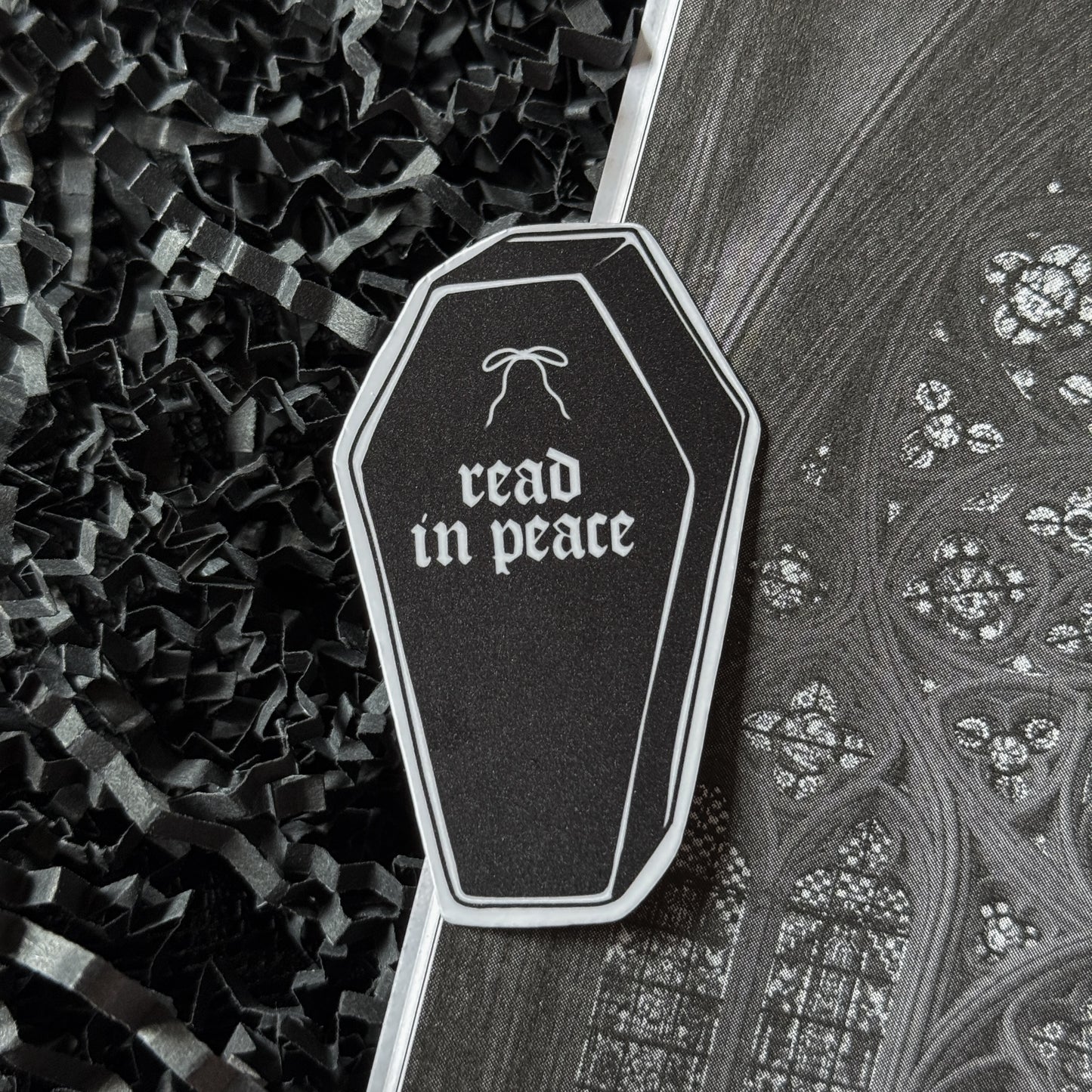 Read In Peace Sticker