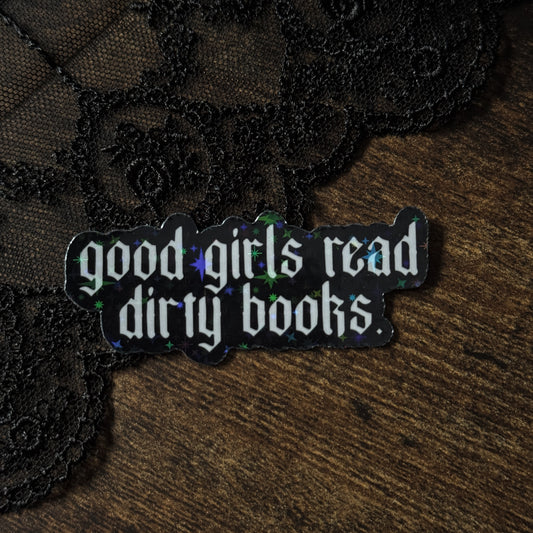 Dirty Books Sticker