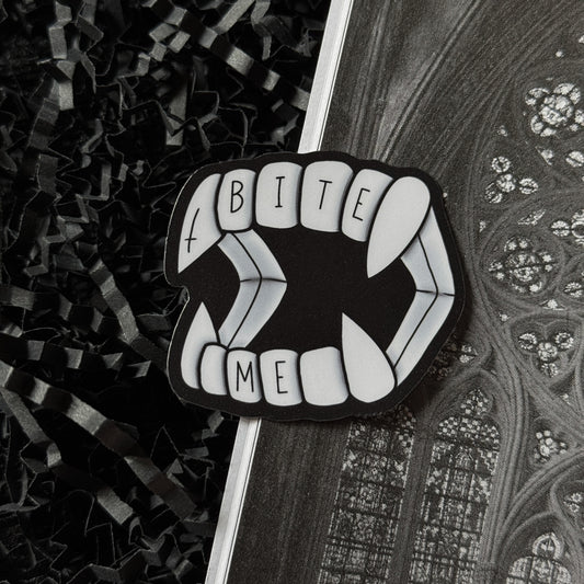 Bite Me Sticker
