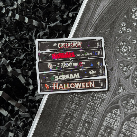 Horror VHS Sticker