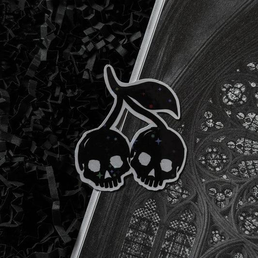Skull Cherries Sticker