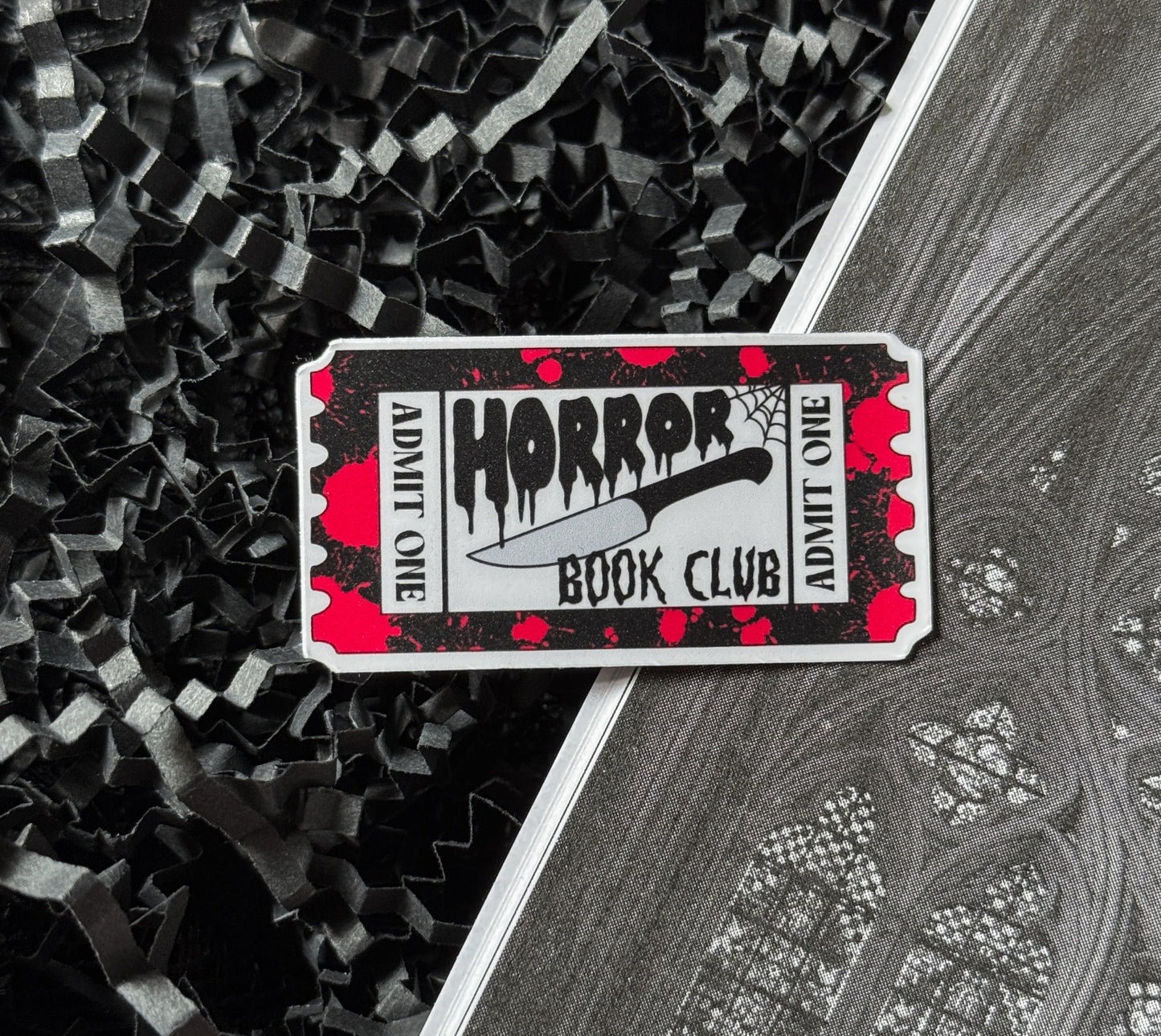 Horror Ticket Sticker