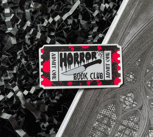 Horror Ticket Sticker