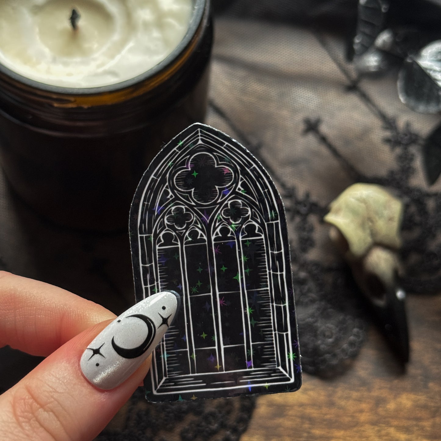 Gothic Window Sticker