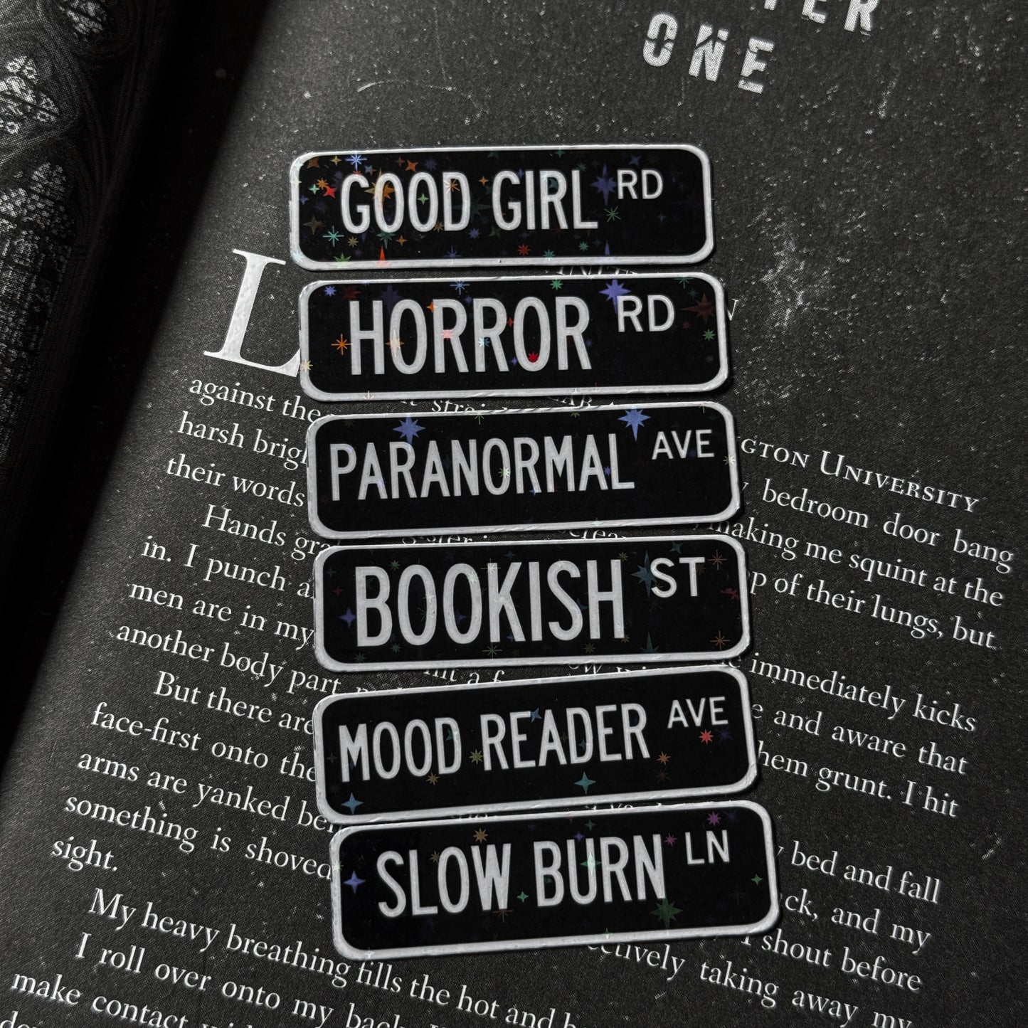 Bookish Sign Sticker
