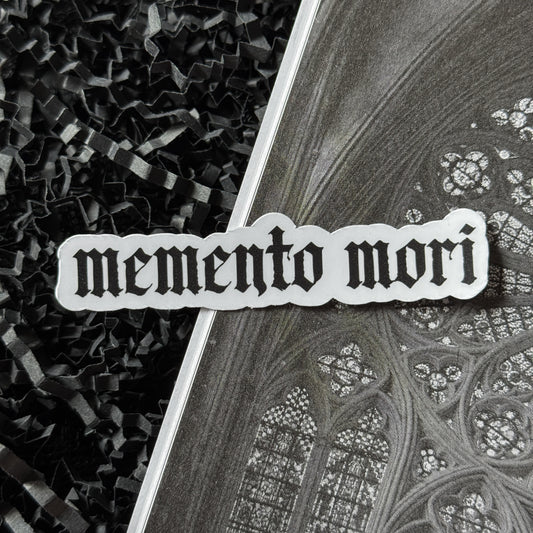 Memento Mori Sticker