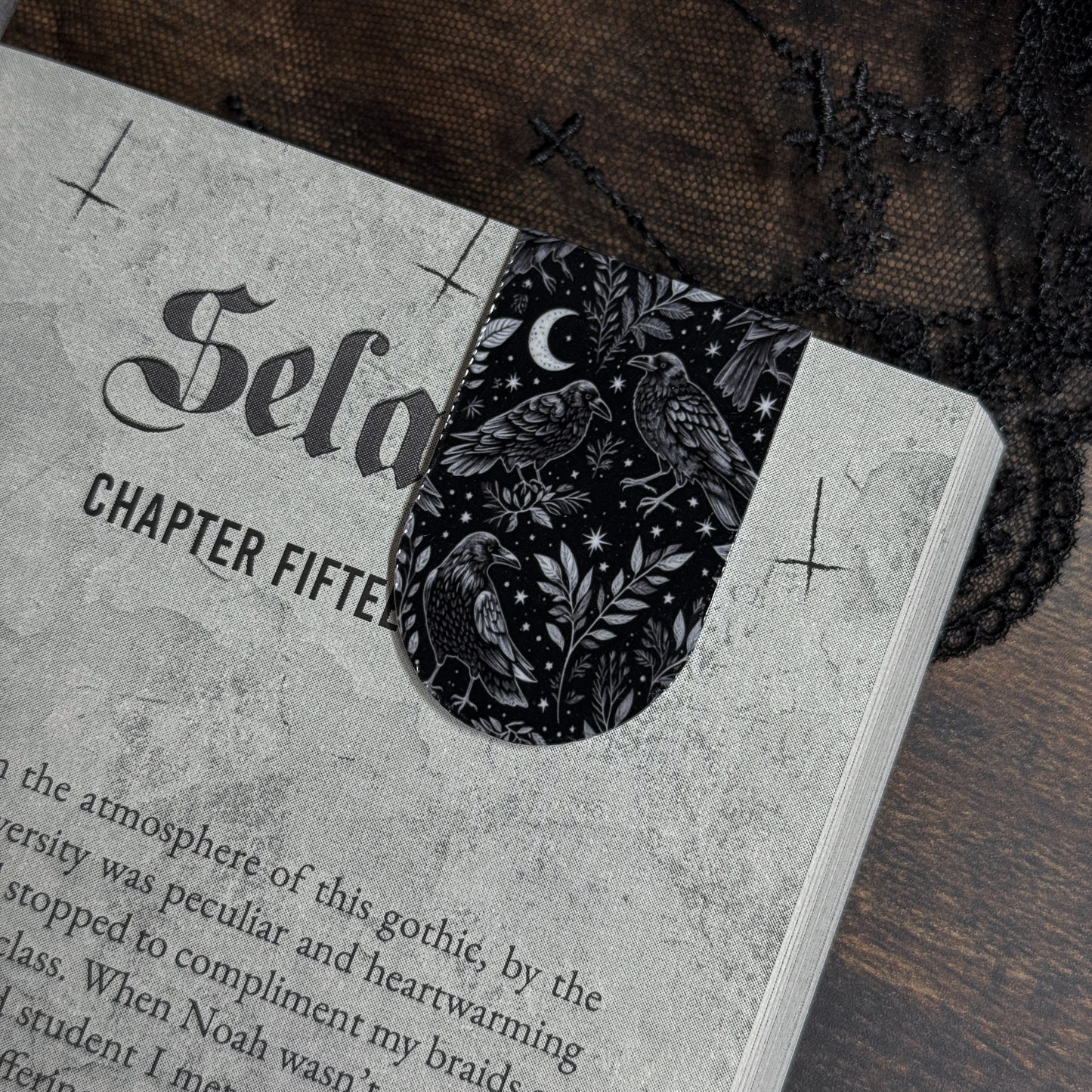 Crow Club Magnetic Bookmark