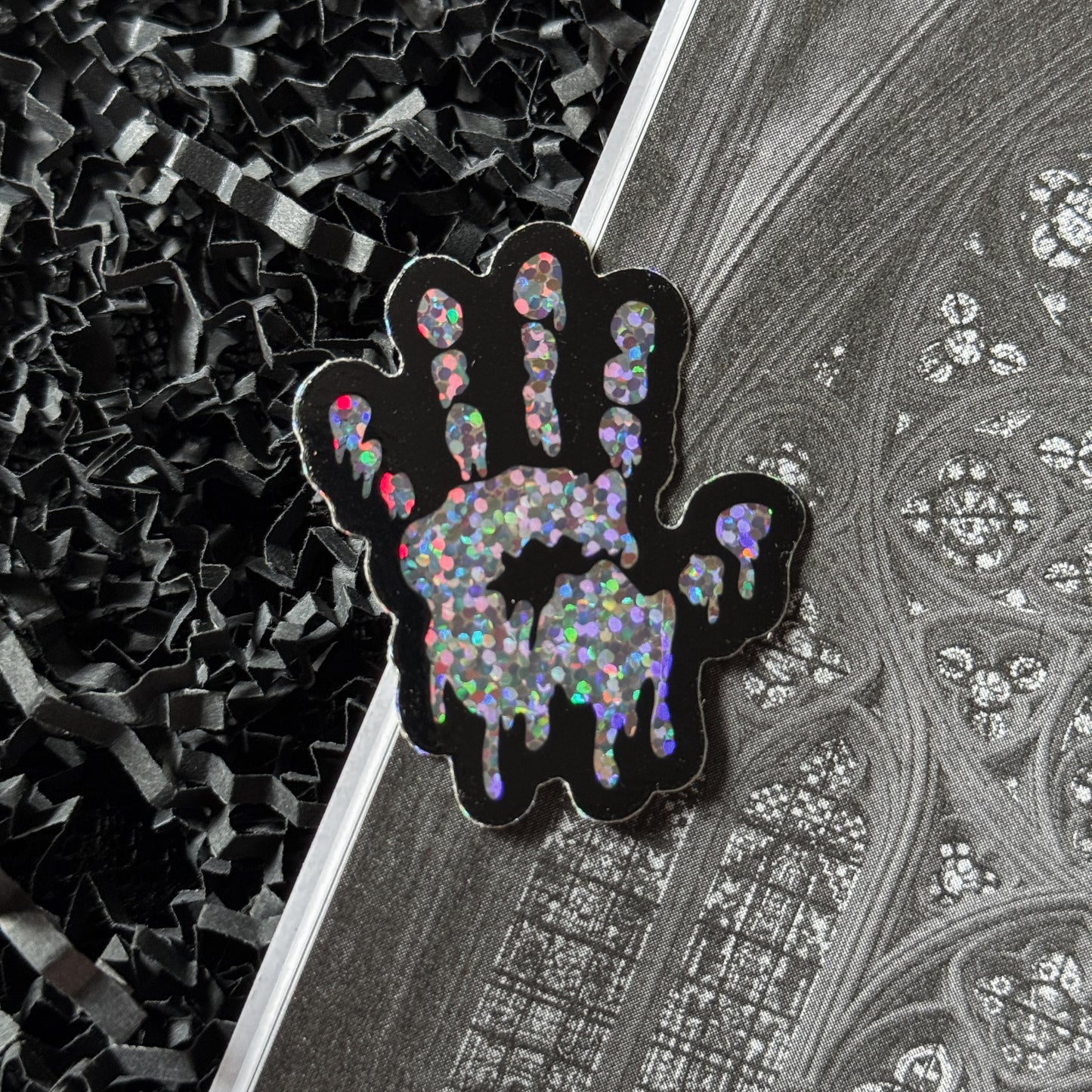 Drippy Hand Vinyl Sticker