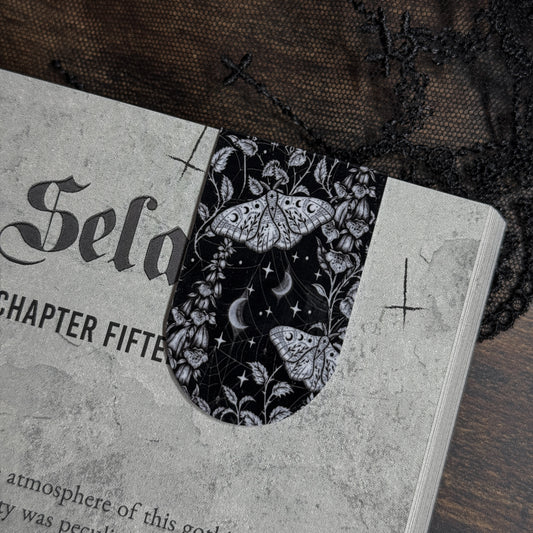Midnight Moth Magnetic Bookmark