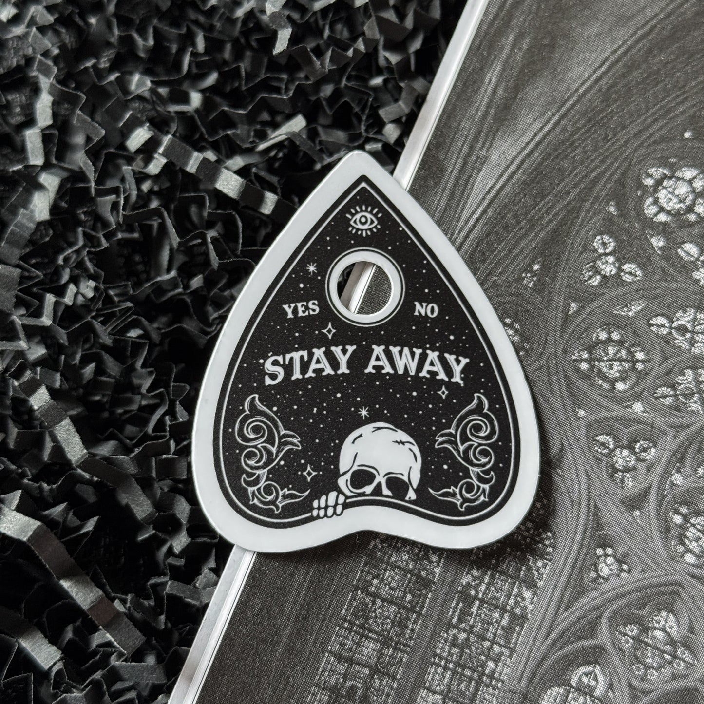 Stay Away Sticker