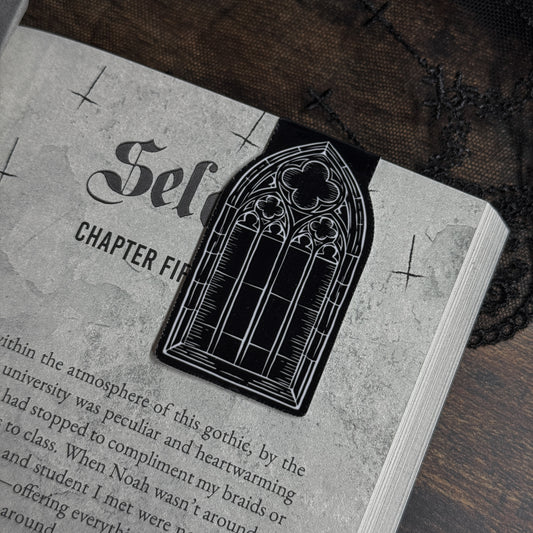 Gothic Window Magnetic Bookmark