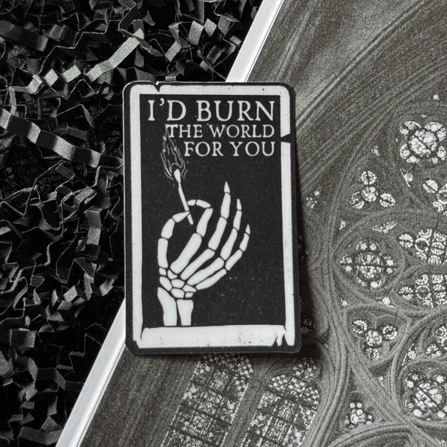 Burn The World Sticker
