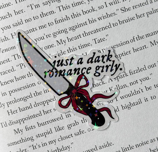 Dark Romance Girly Sticker